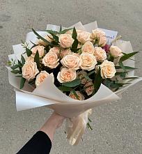 Букет Кремовые розы Латте #REPLACE_PRED# Александровке